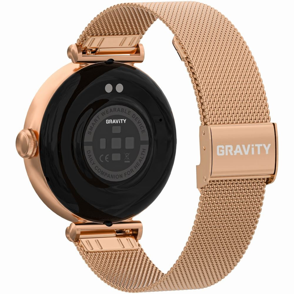 Smartwatch Gravity Różowe Złoto Biały 2 Paski GT26-2 – zdjęcie 9