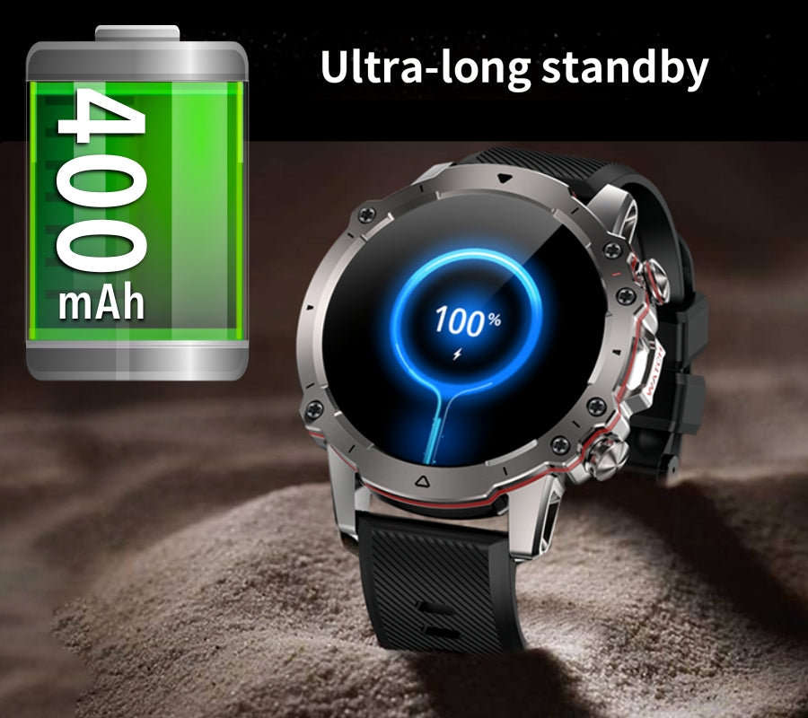 Smartwatch Męski Rubicon RNCF18-1 BLACK Bransoleta + Pasek – zdjęcie 9