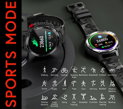 Smartwatch Męski RUBICON RNCF08 Black/Moro SMARUB232 – zdjęcie 9