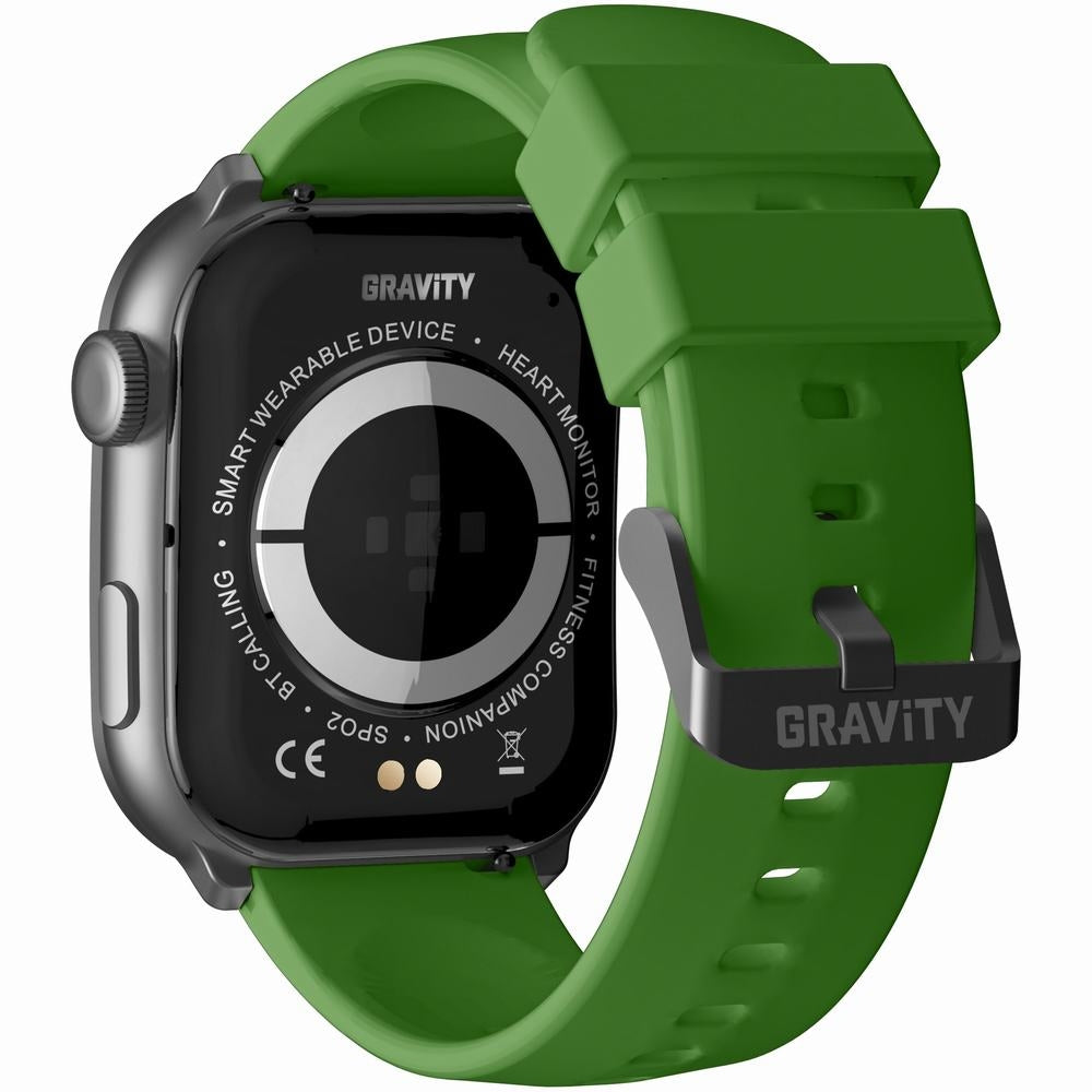 Smartwatch Męski GRAVITY GT28-4 Pasek + Bransoleta Zielono Czarny – zdjęcie 9