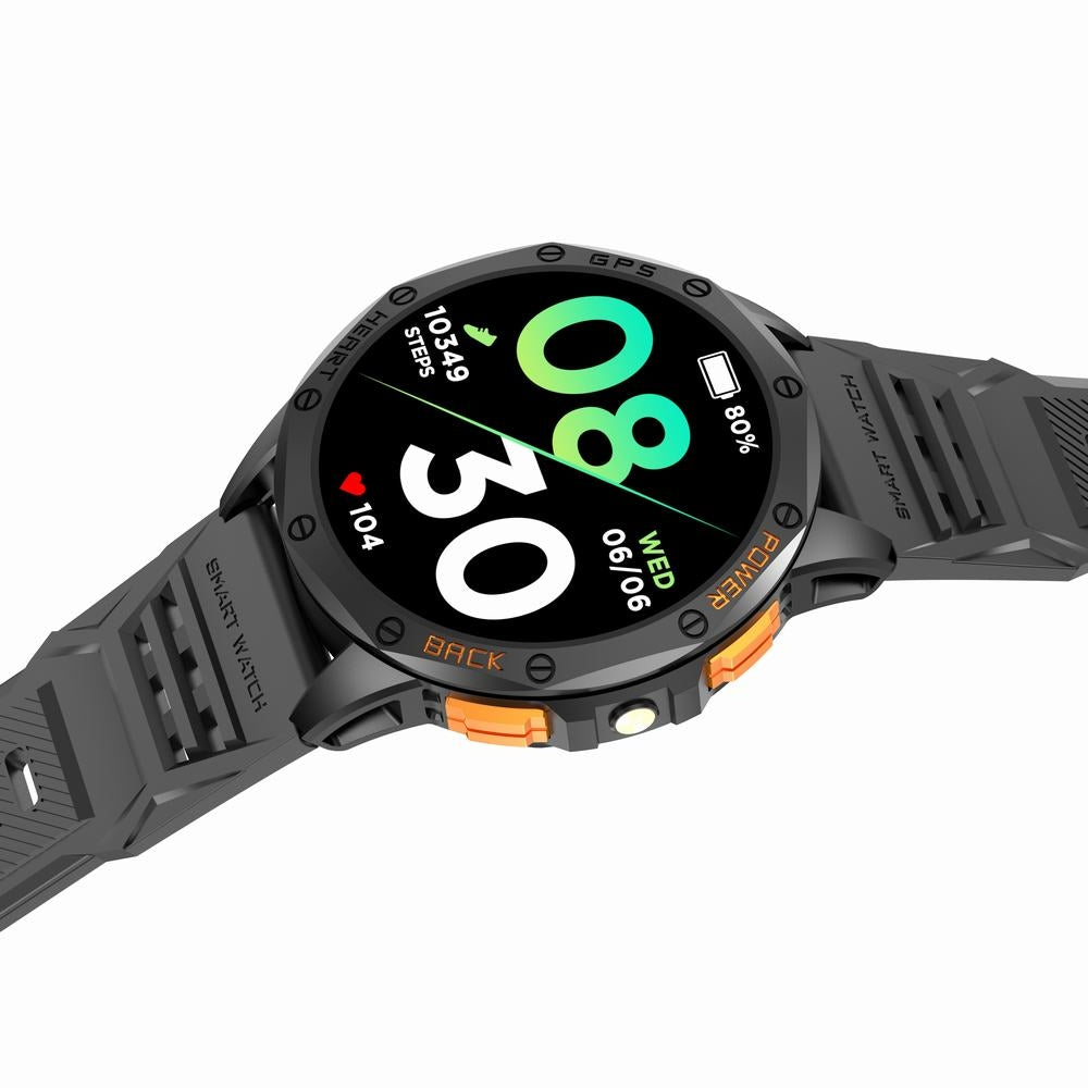 Smartwatch Męski GRAVITY GPS GT24-1 Czarny Pasek Silikonowy + Granatowy – zdjęcie 8