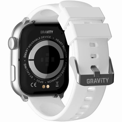 Smartwatch Damski GRAVITY GT28-10 Pasek + Bransoleta Biało Srebrny – zdjęcie 9