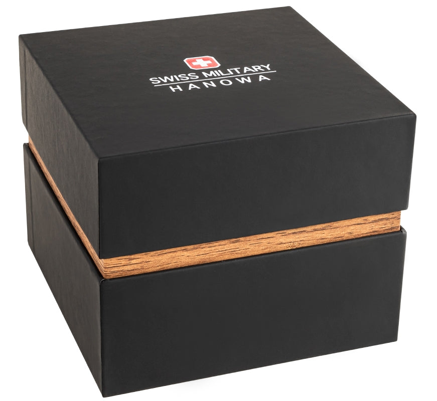 Zegarek Męski SWISS MILITARY HANOWA Afterburn GMT SMWGB0003201 + BOX – zdjęcie 3